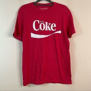 Coke Coca-Cola Distressed Red T-Shirt
